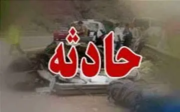 تصادف مینی‌بوس حامل دانش‌آموزان درشهرستان فسا
