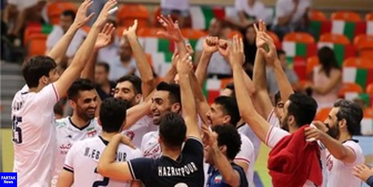 برنامه بازی‌های تیم ملی والیبال ایران در آمریکا