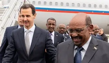 سفر رئیس‌جمهور سودان به دمشق و دیدار با اسد