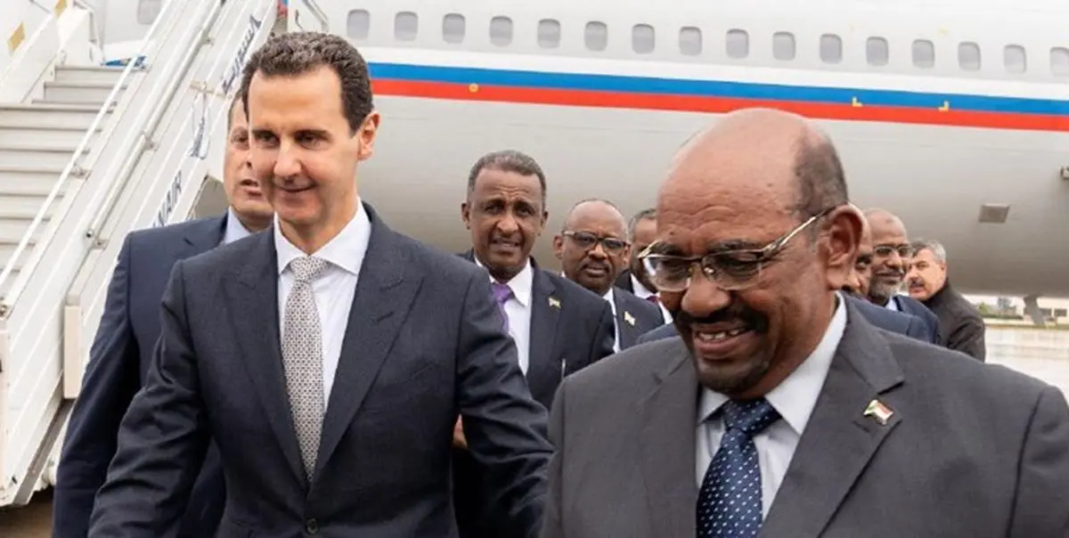 سفر رئیس‌جمهور سودان به دمشق و دیدار با اسد