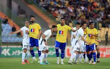 تساوی دیدار صنعت‌نفت آبادان و نساجی مازندران در  هفته نوزدهم لیگ برتر 