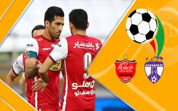 خلاصه بازی هوادار 1 - پرسپولیس 3 + ویدئو