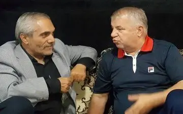 عکس/ علی اکبر طاهری در هیئت علی پروین