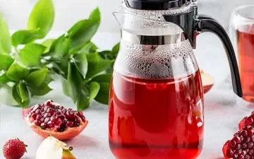 نوشیدنی گرم | چای انار و لیمو 