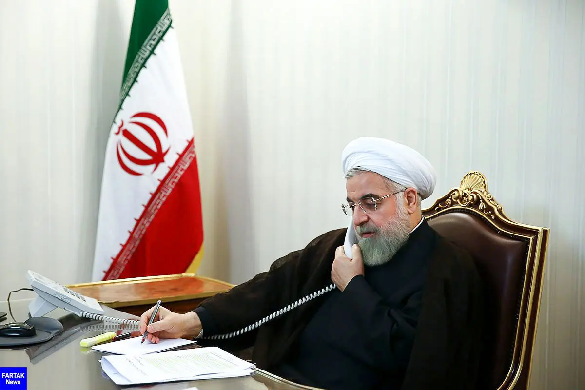 تماس تلفنی روحانی  با استاندار خوزستان