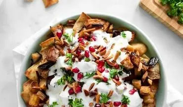 طرز تهیه فته لبنانی؛ پیش‌غذای خوشمزه و مجلسی به سبک رستورانی