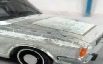 تزیین خارق‌العاده پیکان با آینه + فیلم 