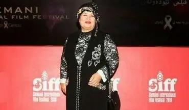 لباس جالب پوران درخشنده در اختتامیه جشنواره سلیمانیه