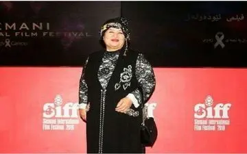 لباس جالب پوران درخشنده در اختتامیه جشنواره سلیمانیه