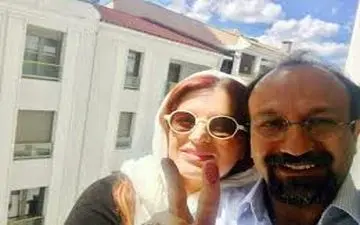 سلفی جالب همسر اصغر فرهادی در فرانسه