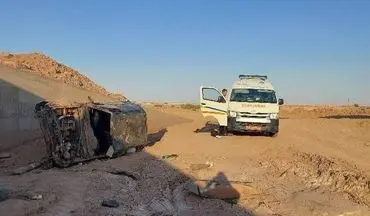 حادثه دلخراش در محور سرخه – آرادان/ سقوط خودروی سواری از روی پل