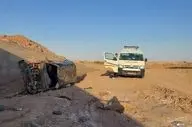 حادثه دلخراش در محور سرخه – آرادان/ سقوط خودروی سواری از روی پل