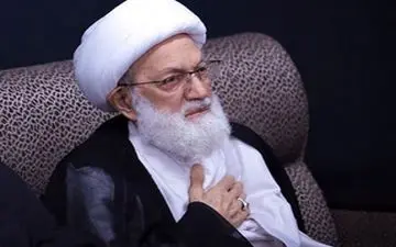 اشک‌های شیخ عیسی قاسم در روضه امام حسین (ع)