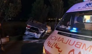 تصادف شدید در جاده پارس آباد؛ ۶ نفر راهی بیمارستان شدند