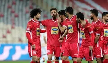 پیروزی پرسپولیس مقابل مس در پایان نیمه اول