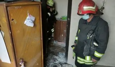 مهار به موقع آتش سوزی خوابگاه شاغلین و نجات ۲۵ نفر