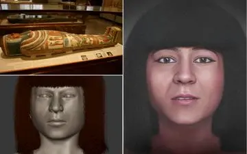 راز چهره زنی از ۲۸ قرن پیش فاش شد؛ بازسازی حیرت‌انگیز چهره یک کاهنه معبد آمون