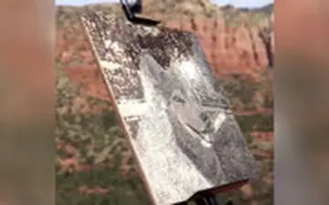  نقاشی حیرت‌انگیز با نور خورشید!