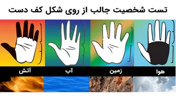 کف دست شما چه شکلی است؟ شکل دستتان واقعیت‌‌های زیادی درباره شما می گوید!
