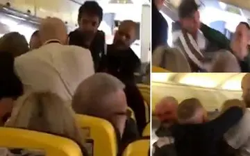 مسافران مست هواپیما را به رینگ بوکس تبدیل کردند!