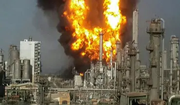 
لحظه آتش‌سوزی تأسیسات نفتی عربستان سعودی + فیلم
