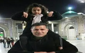 علی دایی و دخترش در یک مهمانی