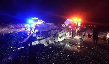 سانحه رانندگی در محور سیریز- بافق با ۲ کشته و سه زخمی 