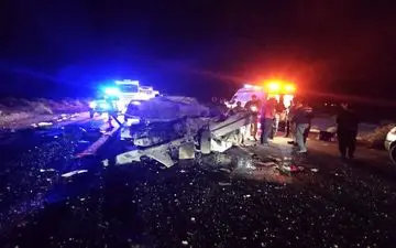 سانحه رانندگی در محور سیریز- بافق با ۲ کشته و سه زخمی 