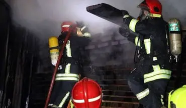 ویدیو|آتش‌سوزی یک ساختمان در خیابان جمهوری تهران 