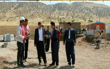 بازدید از شهرستان ثلاث باباجانی در پی وقوع پس‌لرزه‌های چند روز اخیر
