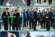 افتتاح ساختمان موقت بانک مهر ایران در کرمانشاه