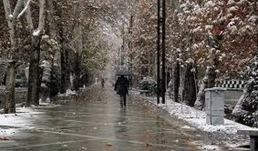 آغاز بارش برف و باران در غرب کشور