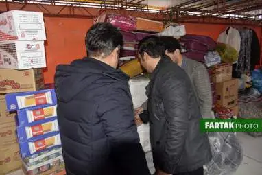 ارسال هفتمین محموله از کمکهای اتاق اصناف و بازاریان خیر کرمانشاه به مناطق سیل زده لرستان