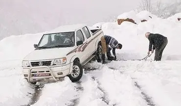  هشدار وقوع بهمن در جاده‌های کوهستانی/بارش برف و باران در جاده‌های ۴ استان
