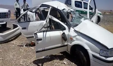 جان باختن ۲ نفر بر اثر واژگونی خودرو در سنندج