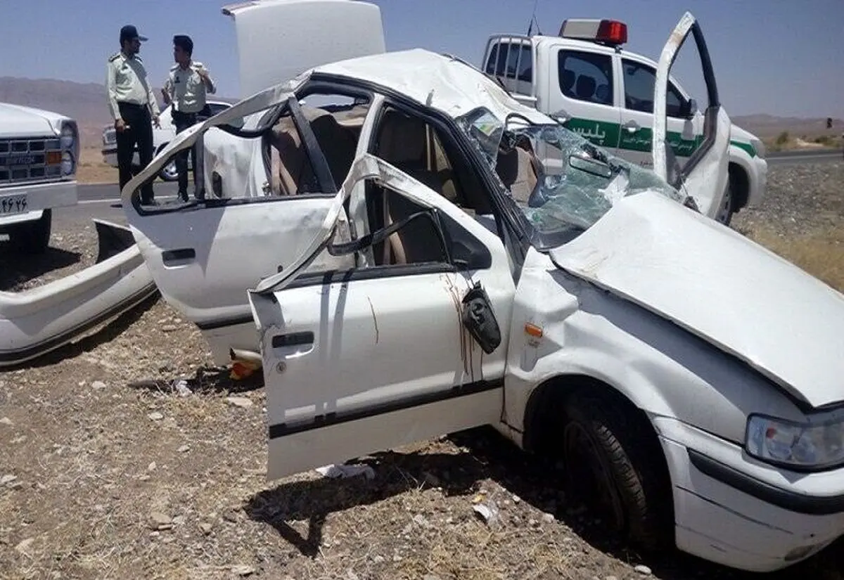 جان باختن ۲ نفر بر اثر واژگونی خودرو در سنندج