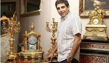 حمید گودرزی در کنار یک گالری لوکس (عکس)
