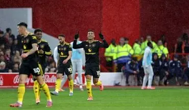 ناتینگام فارست ۲ - منچستریونایتد ۲/ شیاطین سرخ جلو زدند، کامبک خورند و از شکست گریختند! 