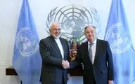 ظریف با دبیرکل سازمان ملل متحد دیدار کرد