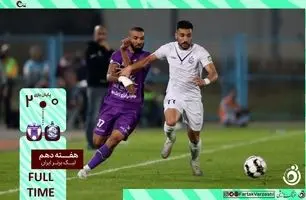 خلاصه بازی ملوان 0 - هوادار 2 + ویدئو