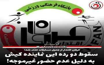 سقوط دو رده ایی نماینده کیش به دلیل عدم حضور غیرموجه!