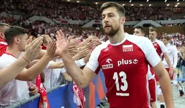 محرومیت ۶ جلسه ای کاپیتان تیم والیبال لهستان به دلیل توهین به مردم ایران