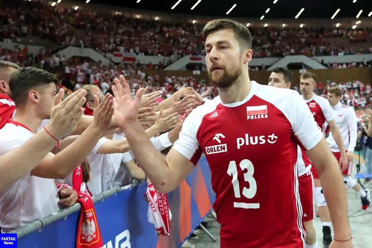 محرومیت ۶ جلسه ای کاپیتان تیم والیبال لهستان به دلیل توهین به مردم ایران