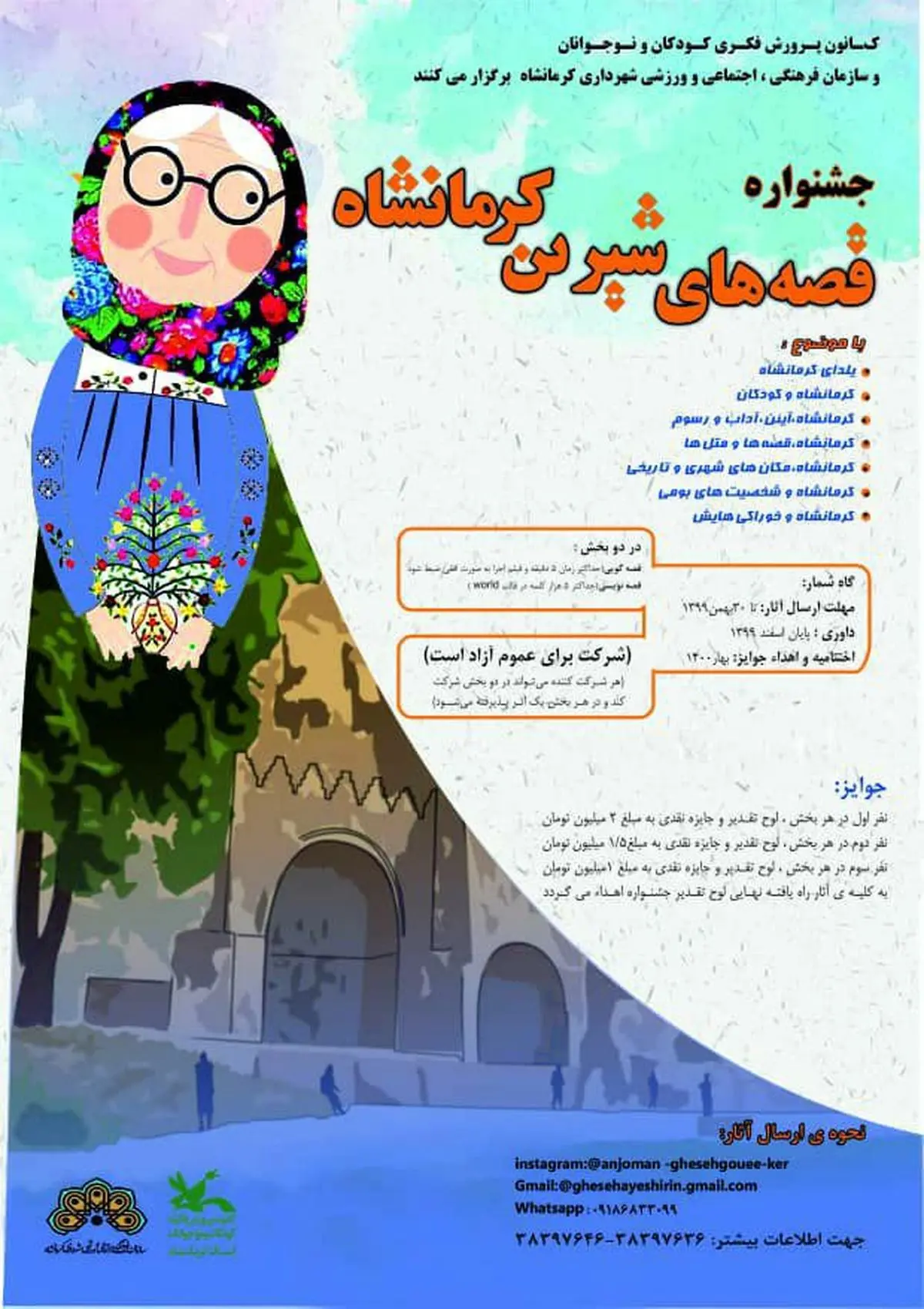 
برگزاری دومین جشنواره "با قصه‌های شیرین" کرمانشاه