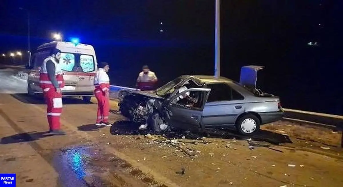 حادثه رانندگی در جاده کرج - چالوس ٦ مصدوم داشت