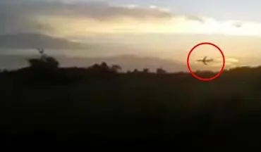 سقوط هواپیمای مسافربری ثانیه ای پس از تیکاف+تصاویر 