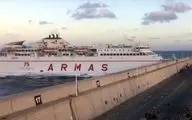  برخورد کشتی باری ترکیه با ناو جنگی یونان