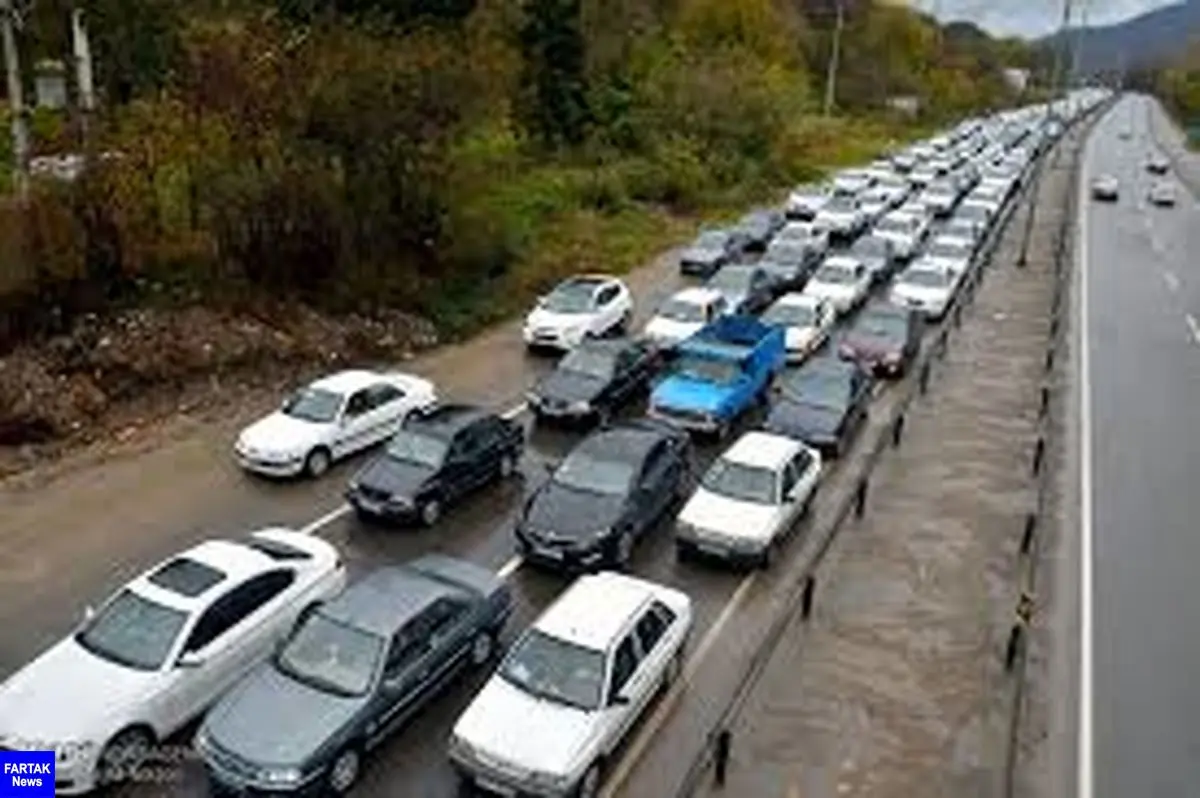 ترافیک سنگین در هراز و چالوس/ بارش باران در اردبیل
