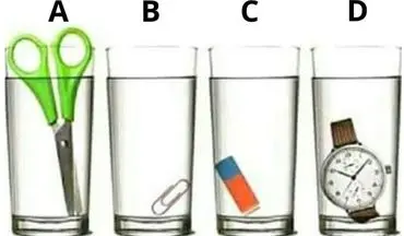 ذهن فعال اگر داری بگو کدام لیوان آب بیشتری دارد!