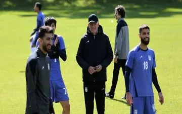  گزارش تمرین تیم ملی در روز تولد بیرانوند